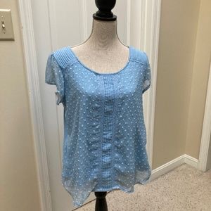 Lauren Conrad blue shirt L